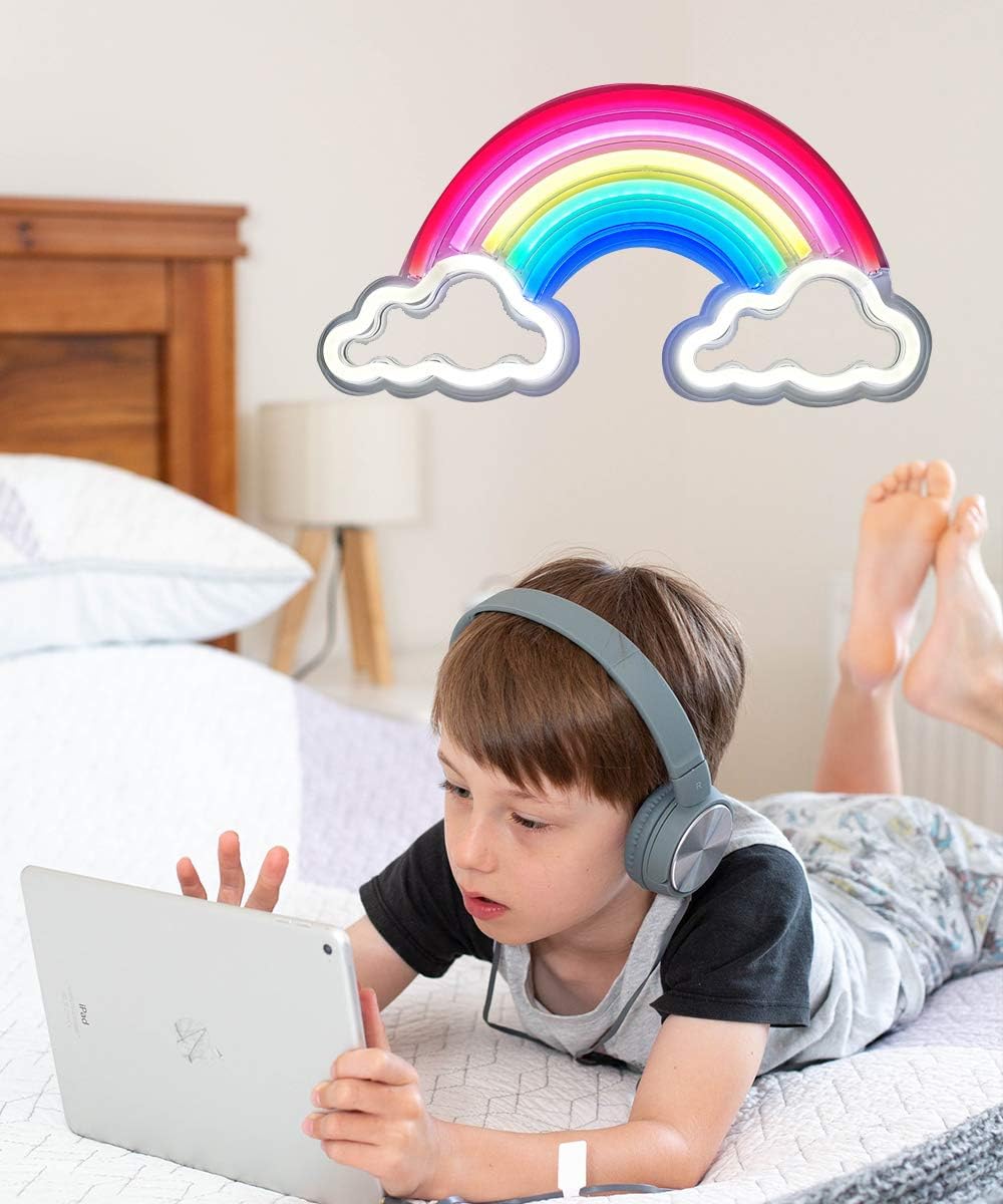 Rainbow Cloud Neon Sign