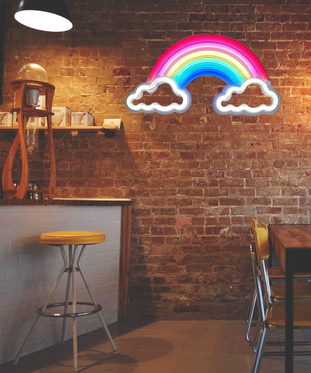 Rainbow Cloud Neon Sign