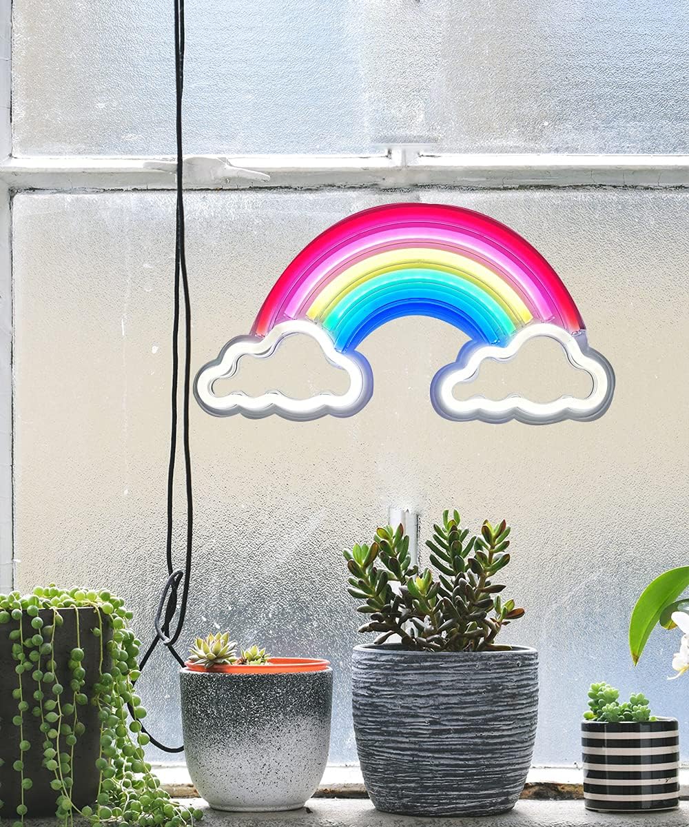 Rainbow Cloud Neon Sign